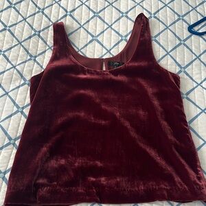 Velvet Sleeveless top